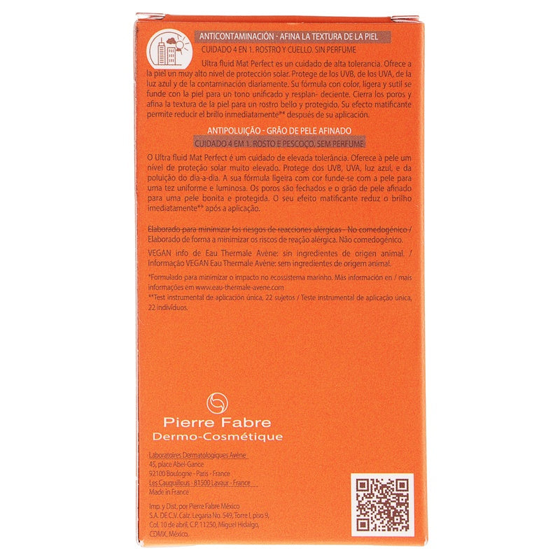 Avene Protector Solar Spf 50 Mate Perfecto 50 Ml 3282770392692  perfil 6
