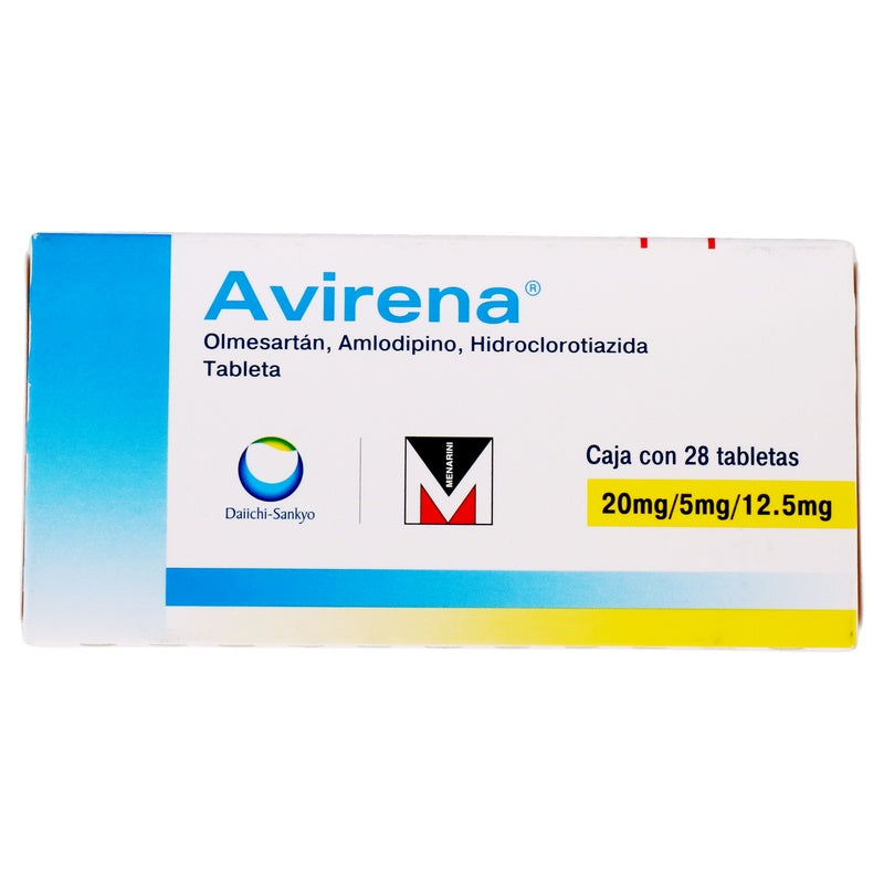 Avirena 20/5/12.5 Mg Con 28 Tabletas 7506317100448  perfil 4