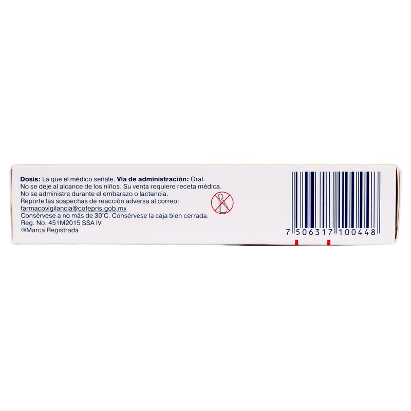 Avirena 20/5/12.5 Mg Con 28 Tabletas 7506317100448  perfil 5