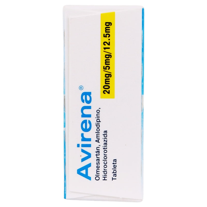 Avirena 20/5/12.5 Mg Con 28 Tabletas 7506317100448  perfil 8