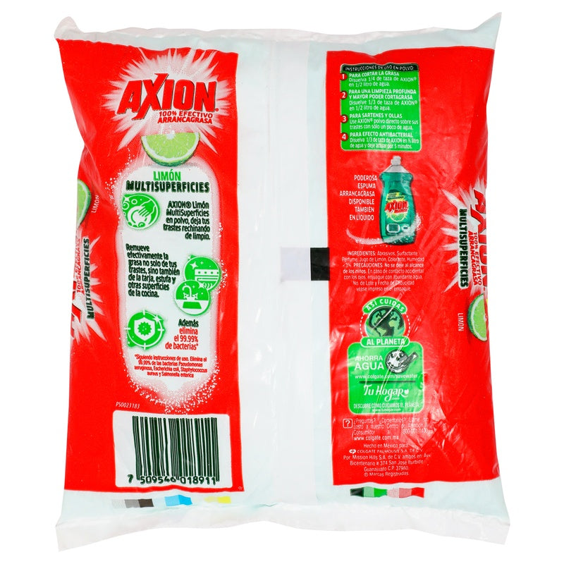 Axion Limon Polvo 250 G 7509546018911  perfil 2