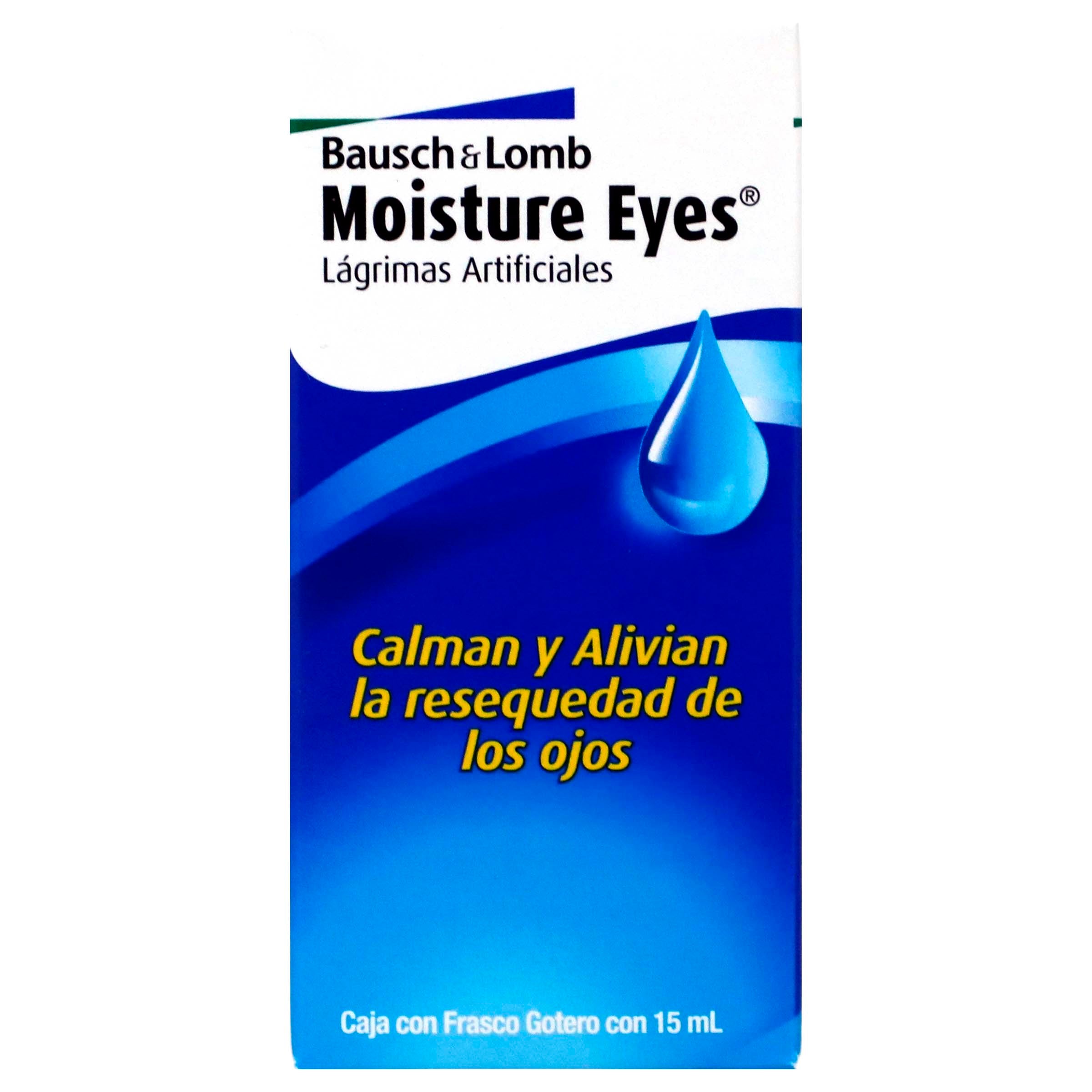 Bausch L Moisture Eyes 15 Ml Lagrimas Artificiales Calman y alivian la resequedad de los ojos