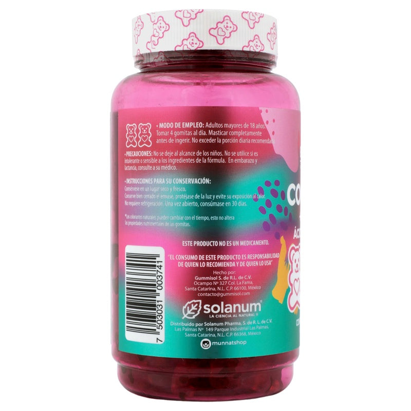 Belabear Colageno+Biotina & Ácido Hialuronico Con 100 Gomitas