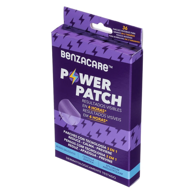 Benzacare Parche Facial Power 3 En 1 Con 36 Piezas 3499320016575 
