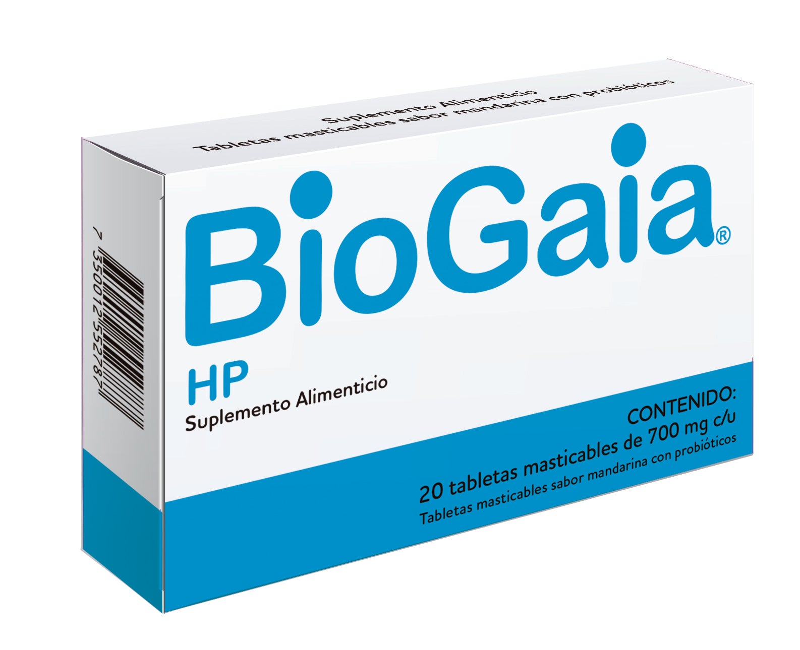 Biogaia Hp Suplemento Alimenticio Mandarina 20 Tabletas Masticab