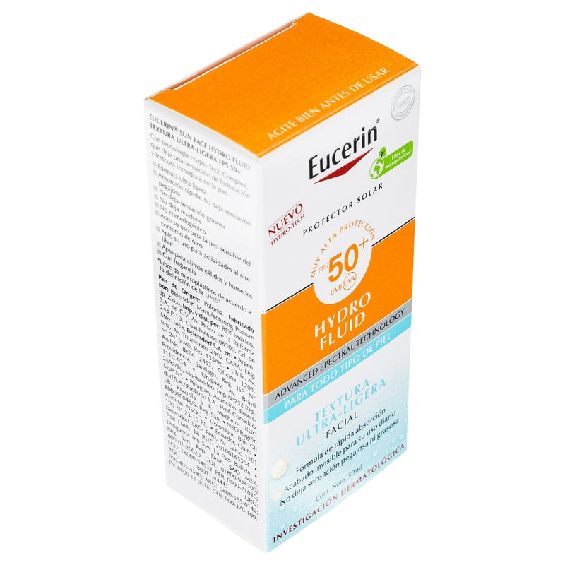 Bloqueador Eucerin Hydro Fluido Fps 50 50 Ml 4005900994776 perfil 12