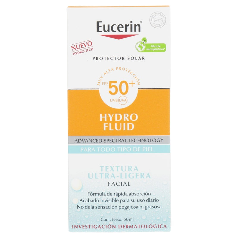Bloqueador Eucerin Hydro Fluido Fps 50 50 Ml 4005900994776 perfil 8
