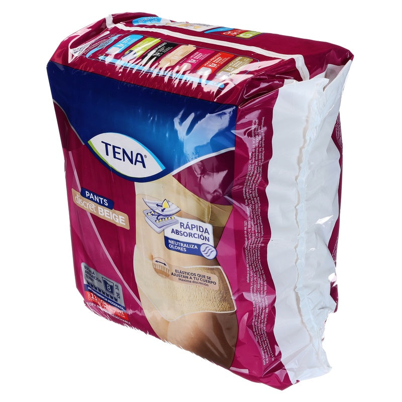 Calzon Tena Pants Beige Chico /Mediano Con 13 Piezas 7501019064357 perfil 16