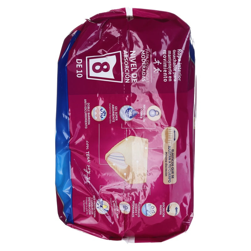 Calzon Tena Pants Beige Chico /Mediano Con 13 Piezas 7501019064357 perfil 17