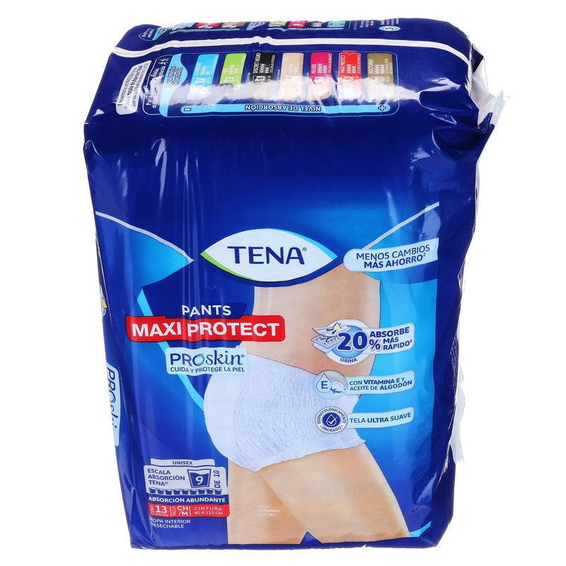 Calzon Tena Pants Maxipro Chico/Mediano Con 13 Piezas 7501019064432 perfil 10