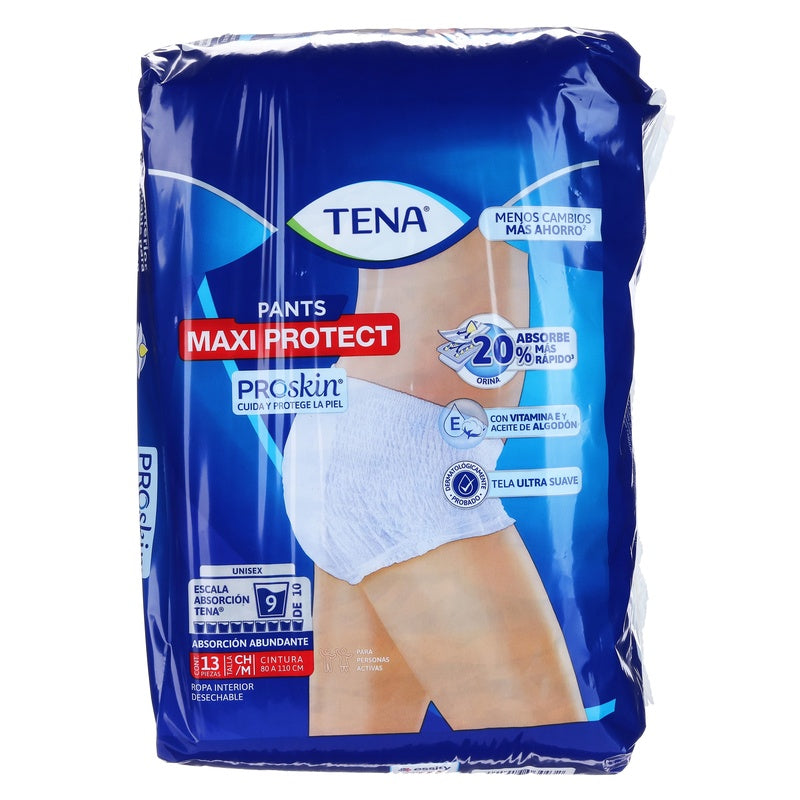 Calzon Tena Pants Maxipro Chico/Mediano Con 13 Piezas 7501019064432 perfil 9