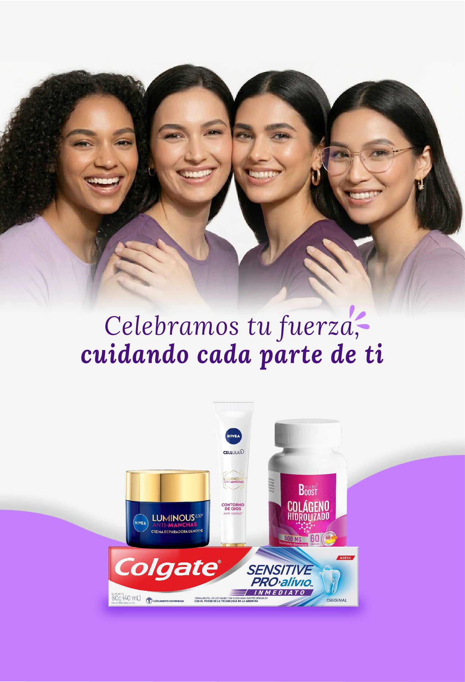 celebramos tu fuerza cuidando cada parte de ti, dia de la mujer