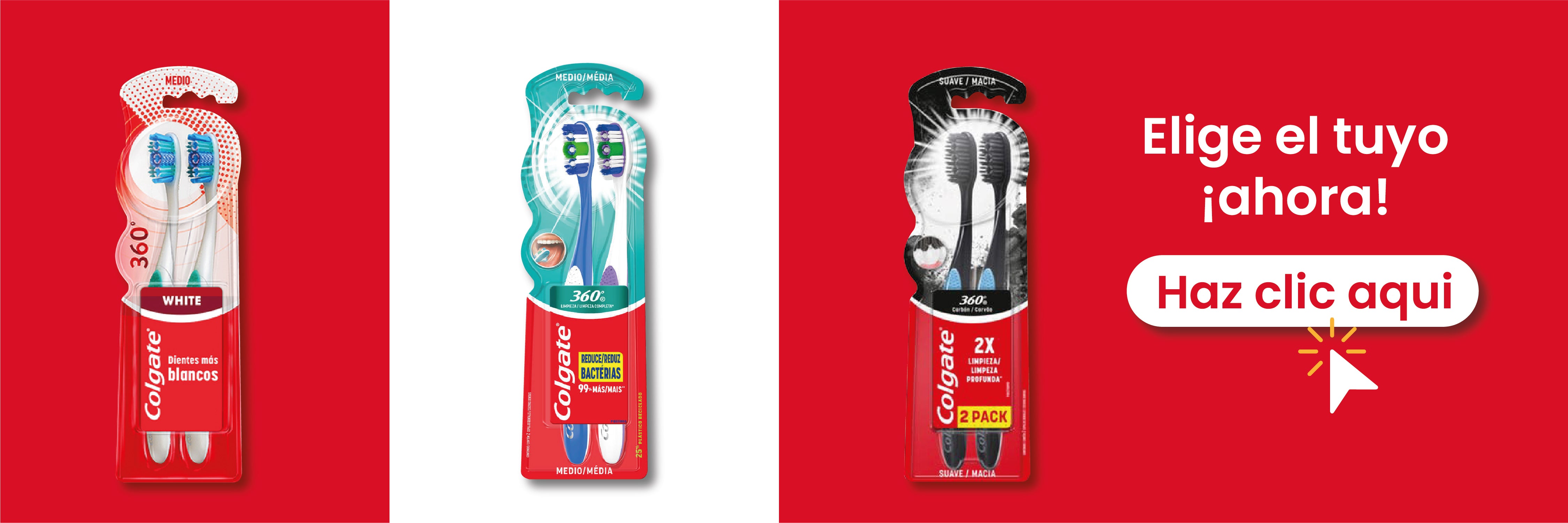 Cepillos colgate elige el tuyo 