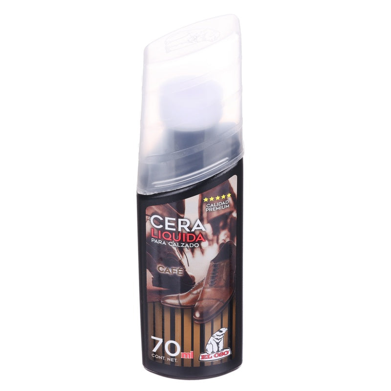Cera Liquida Cafe 70 Ml El Oso 718644085016  perfil 4