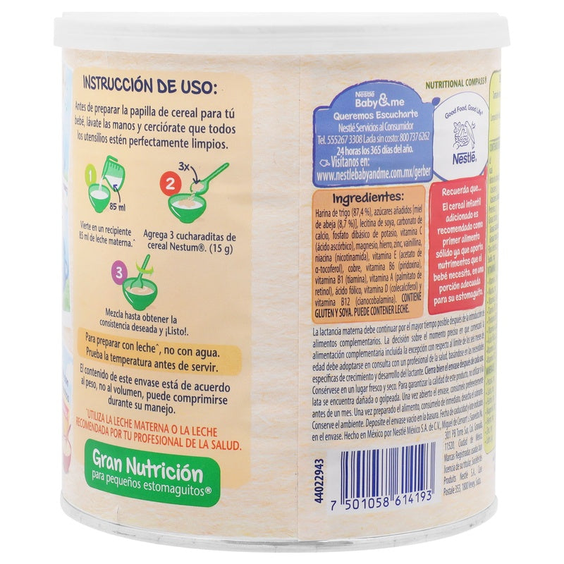 Cereal Infantil Nestum Trigo-Miel 270 G 7501058614193 