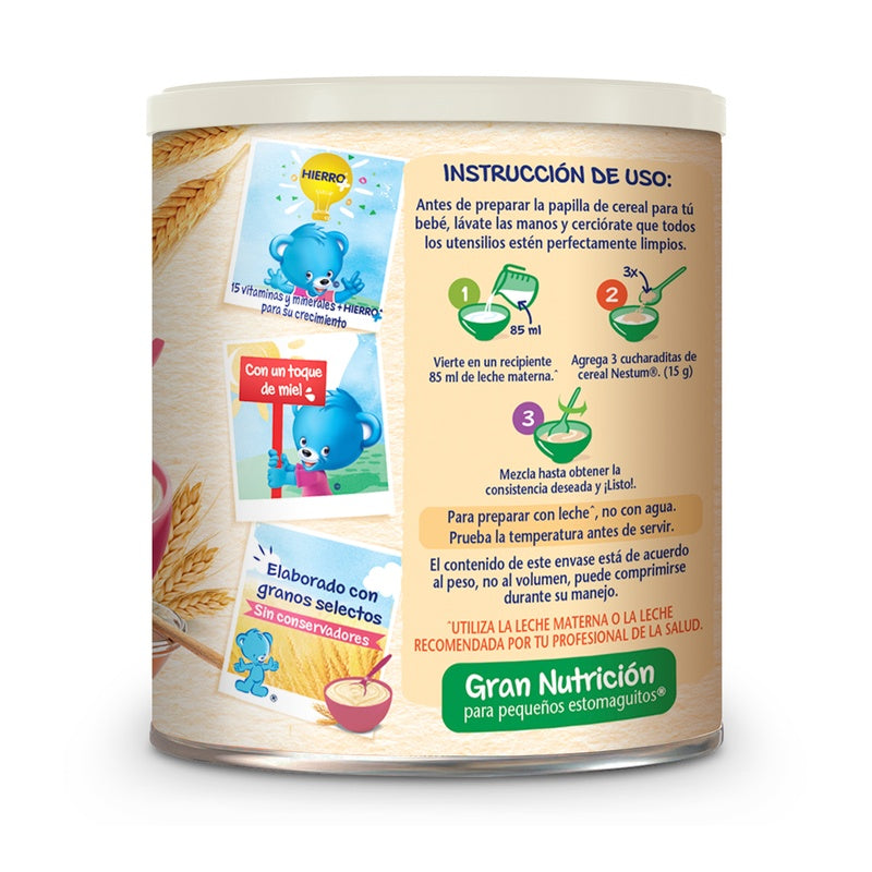 Cereal Infantil Nestum Trigo-Miel 270 G 7501058614193  perfil 2