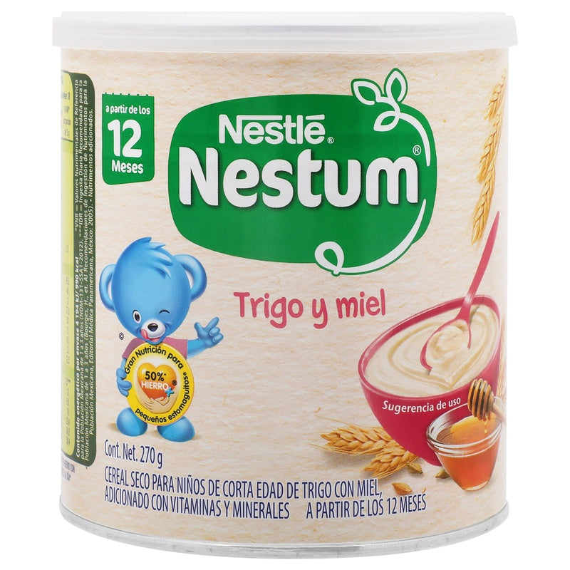 Cereal Infantil Nestum Trigo-Miel 270 G 7501058614193  perfil 4