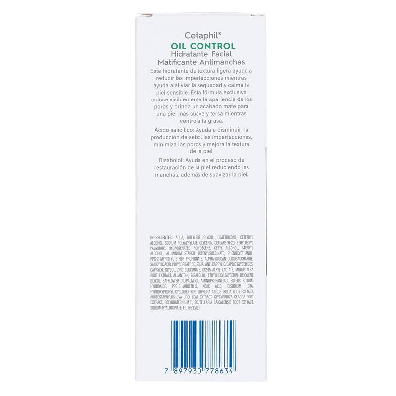 Cetaphil Oil Control Hidratante Facial Matificante 89 Ml 7897930778634  perfil 5