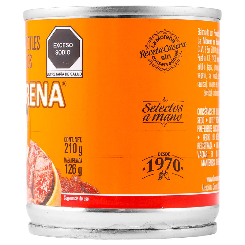 Chiles Chipotles La Morena 210 Gr 7501062700622  perfil 2