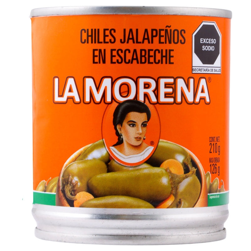 Chiles Jalapeños 210 G La Morena 7501062700042  perfil 4