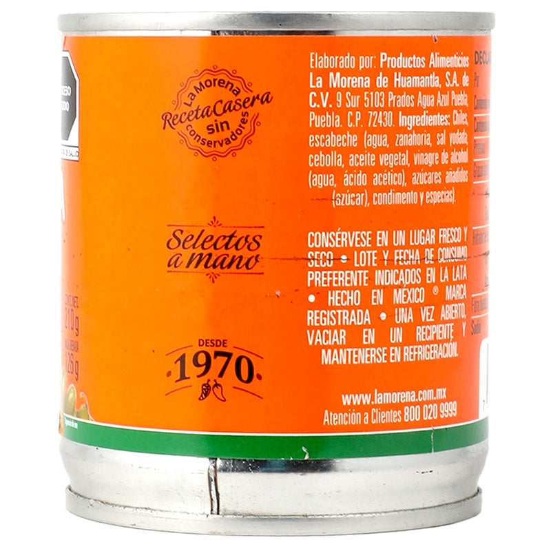 Chiles Jalapeños 210 G La Morena 7501062700042  perfil 6
