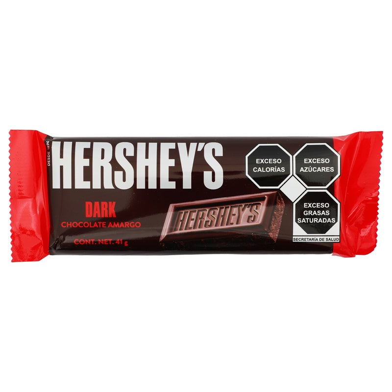 Chocolate Hersheys Dark  Barra 41 G 7501024501007 