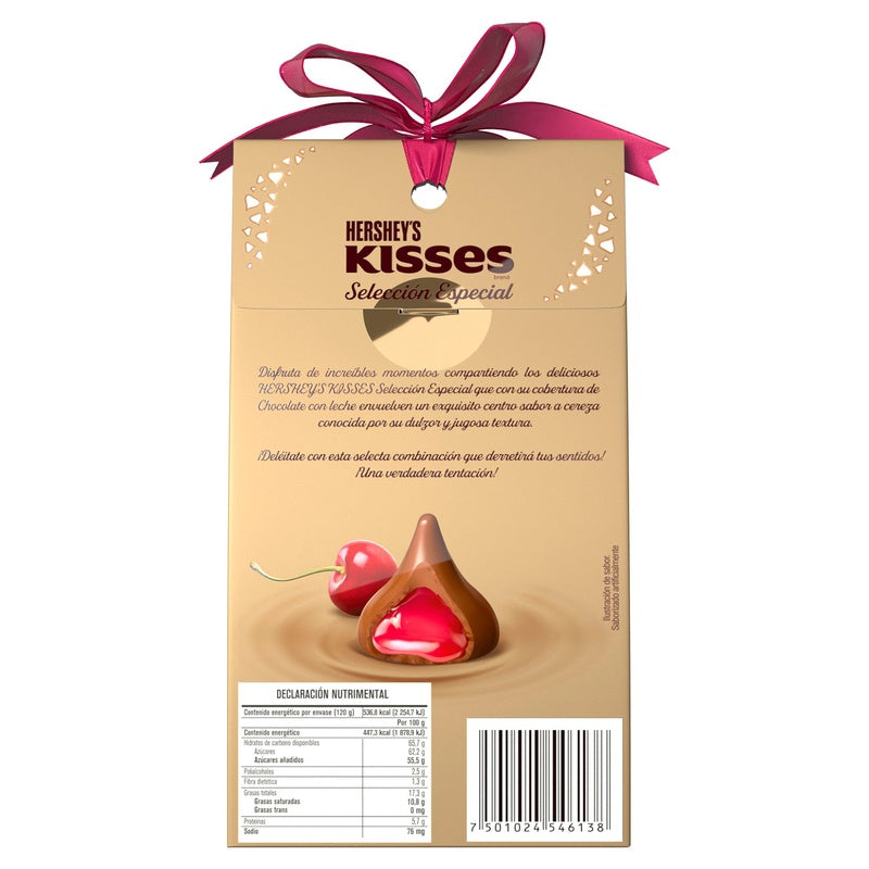 Chocolate Hersheys Kisses Cereza 120 G 7501024546138  perfil 2