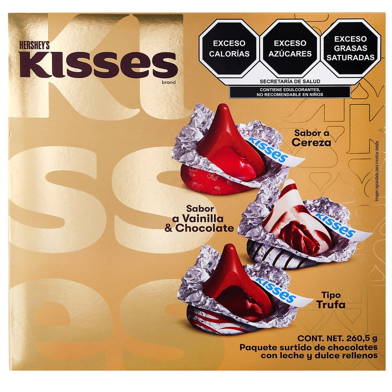 Chocolate Hersheys Kisses Chanel Sabores 260,5 G 7501024549078