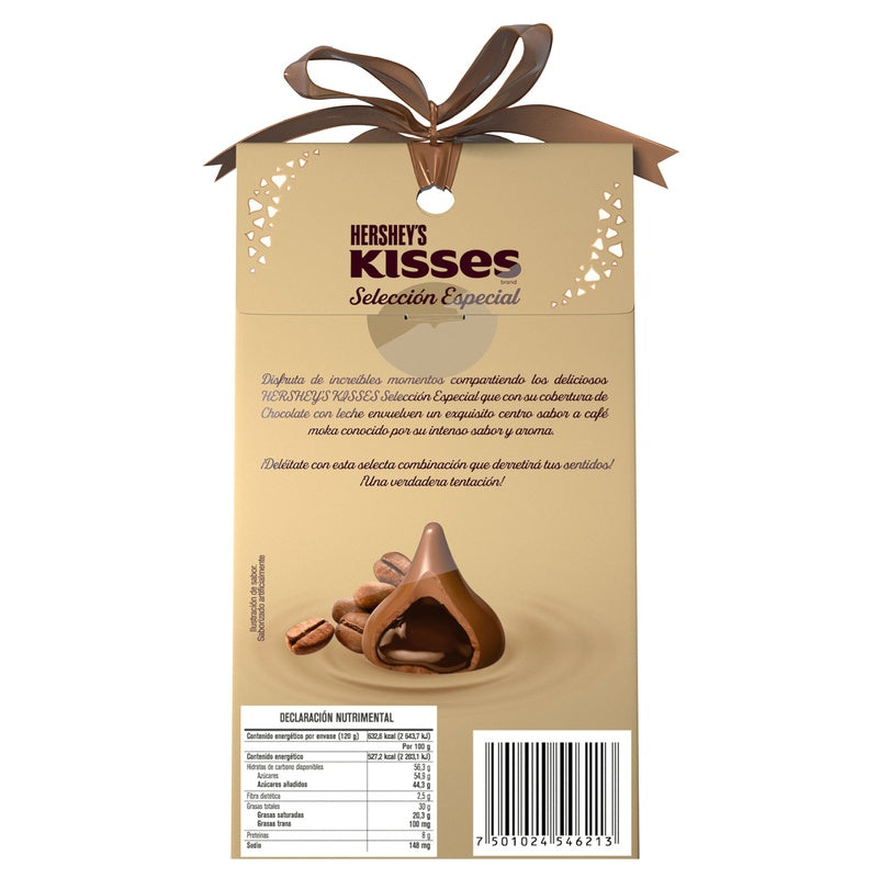Chocolate Hersheys Kisses Moka 120 G 7501024546213  perfil 2