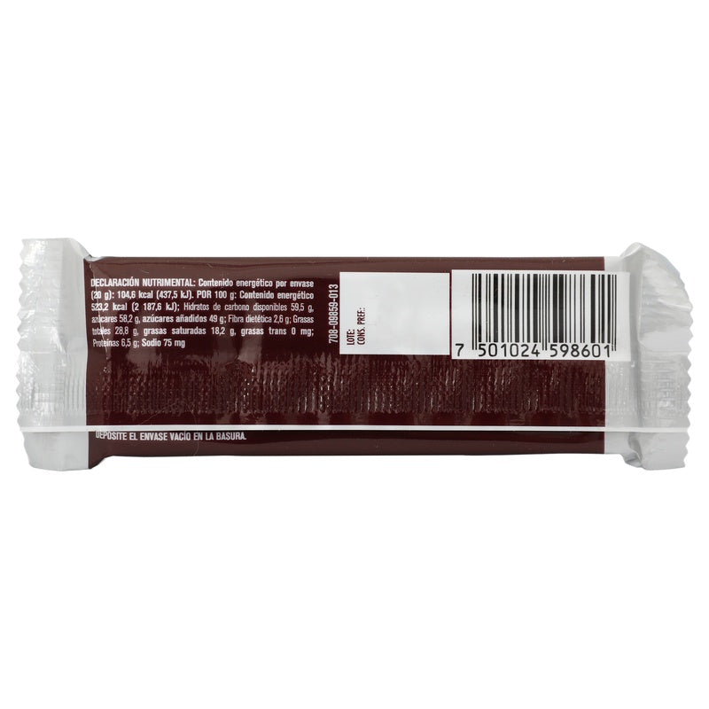 Chocolate Hersheys Milk Barra 20 G 7501024598601  perfil 2
