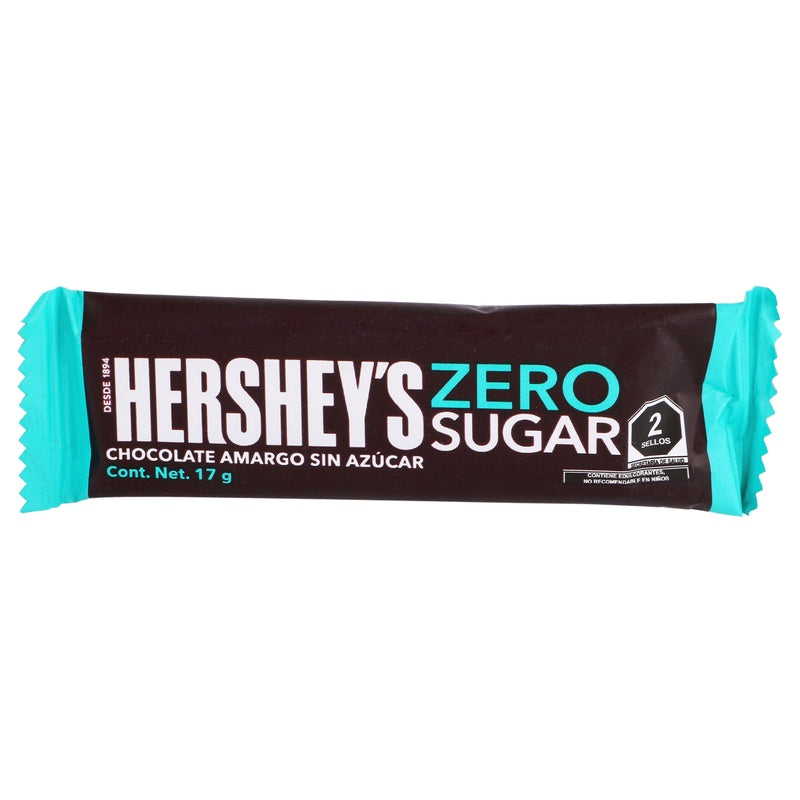 Chocolate Hersheys Zero Azucar Barras 17 G 7501024530274  perfil 2