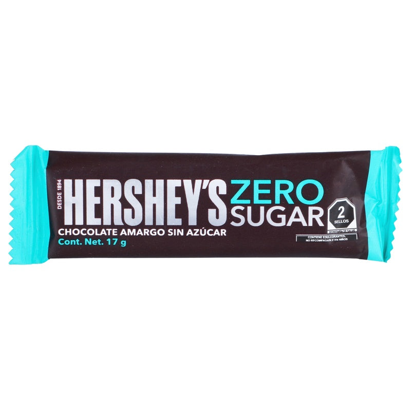 Chocolate Hersheys Zero Azucar Barras 17 G 7501024530274  perfil 3
