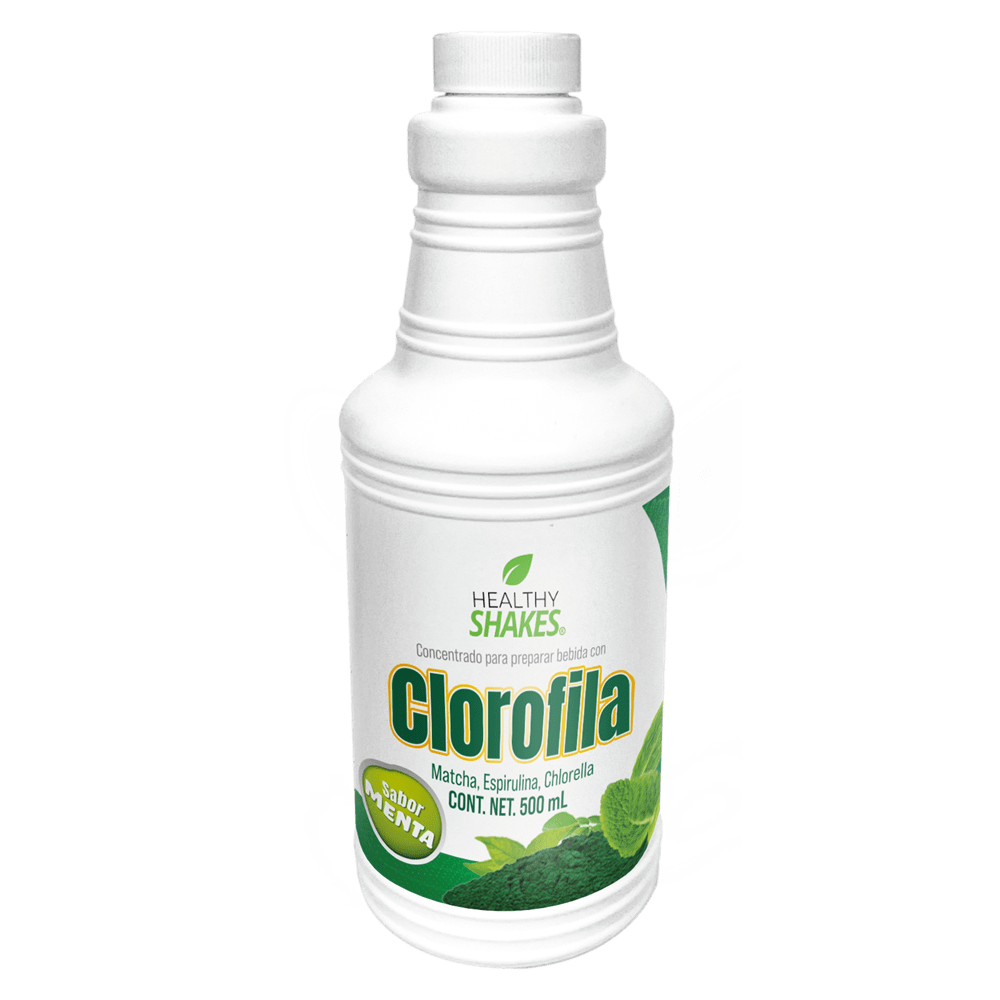 Clorofila (Matcha, Espirulina, Chlorella) Hierbabuena 500 Ml