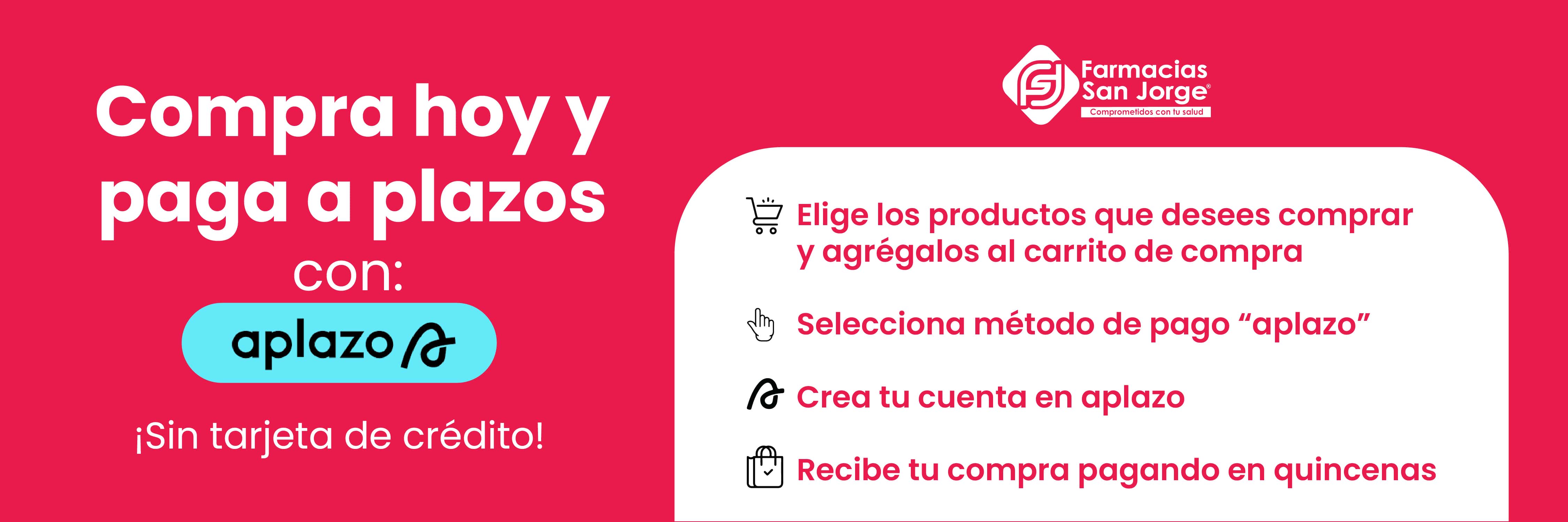 Compra hoy y paga a plazos con Aplazo, sin tarjeta de crédito