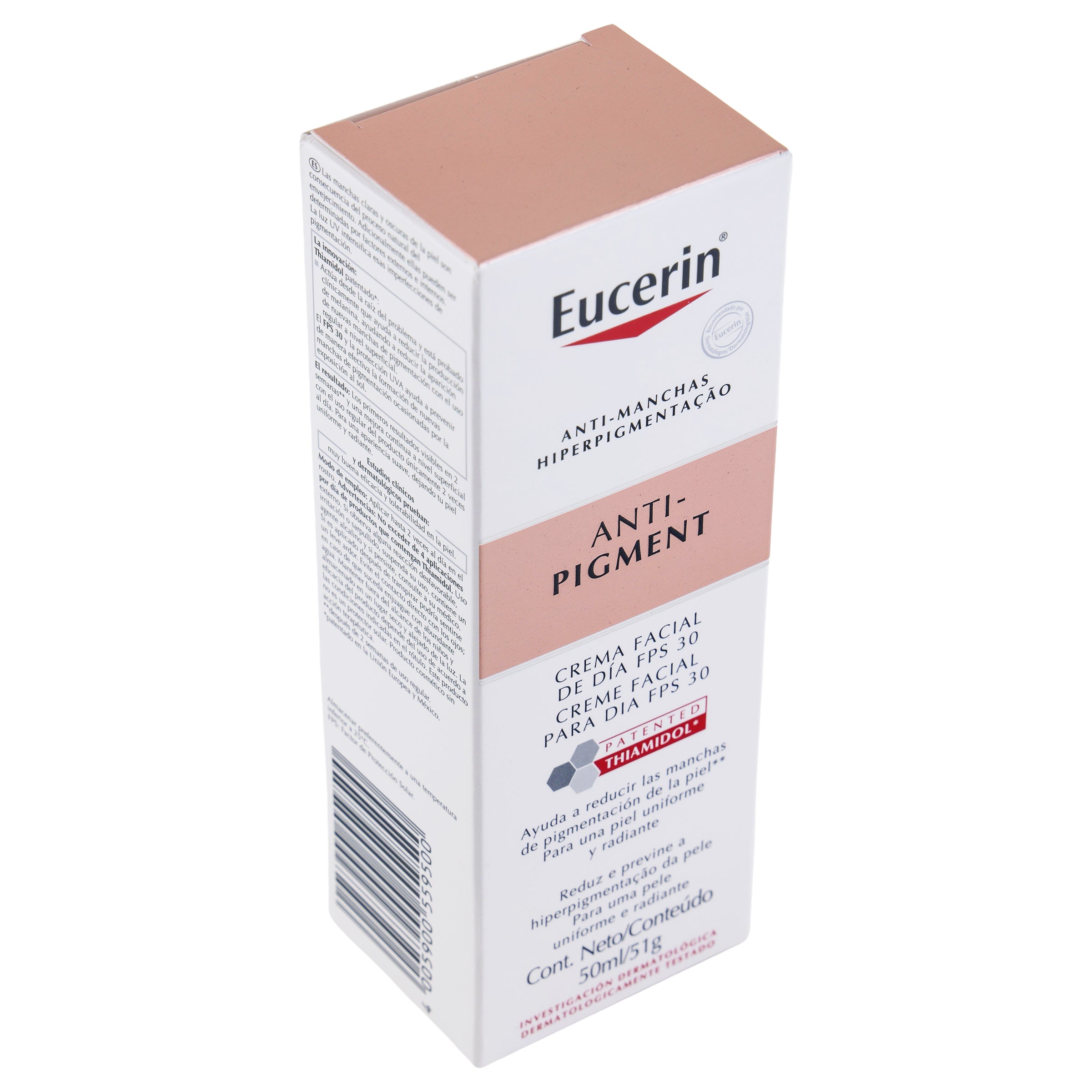 Crema Eucerin Facial Ant-Pigment Fps 30 Dia 50 Ml