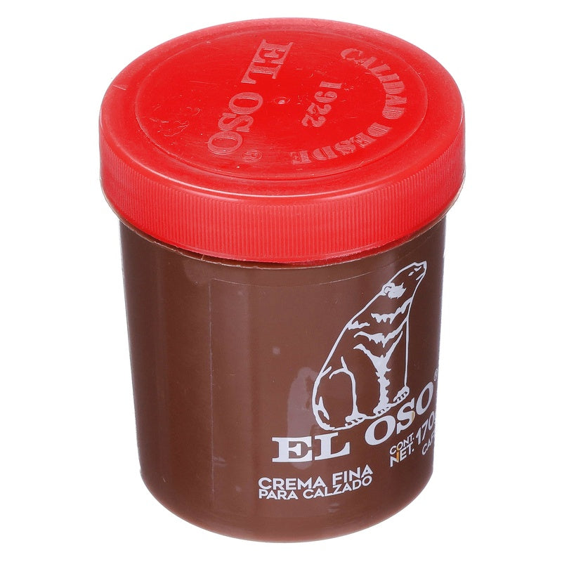 Crema Fina Para Calzado Cafe 170 G El Oso 718644080714  perfil 3