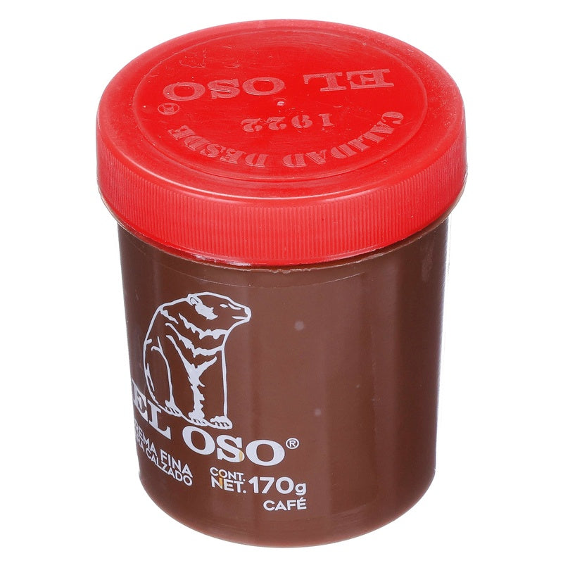 Crema Fina Para Calzado Cafe 170 G El Oso 718644080714  perfil 6