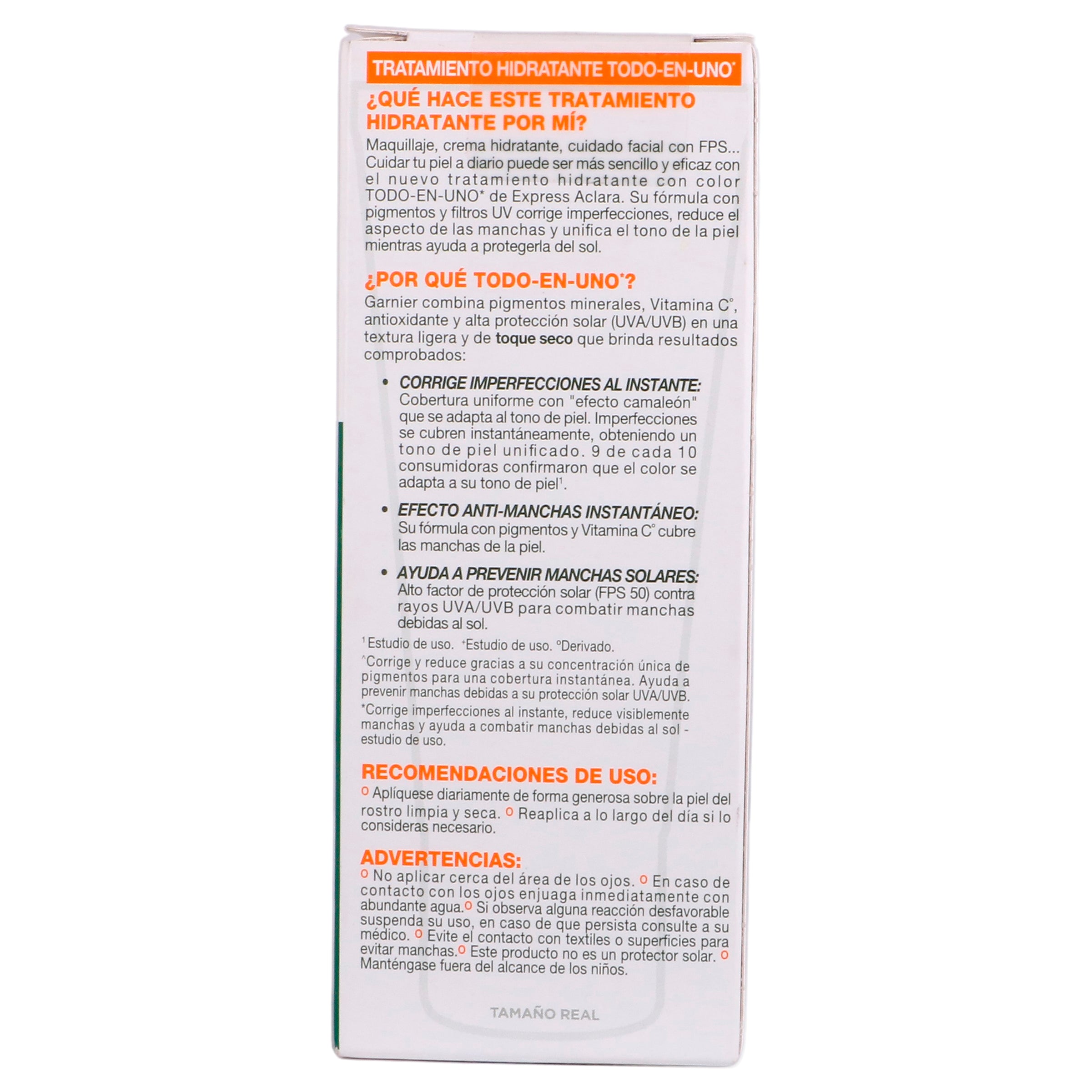 Crema Garnier Express Tono Claro Hidratante Con Color 40 G 7899706192910 perfil 7