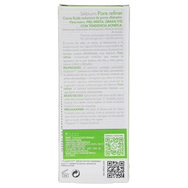 Crema Sebium Pore Refiner Poros Dil 30 Ml 3401361353625  perfil 2