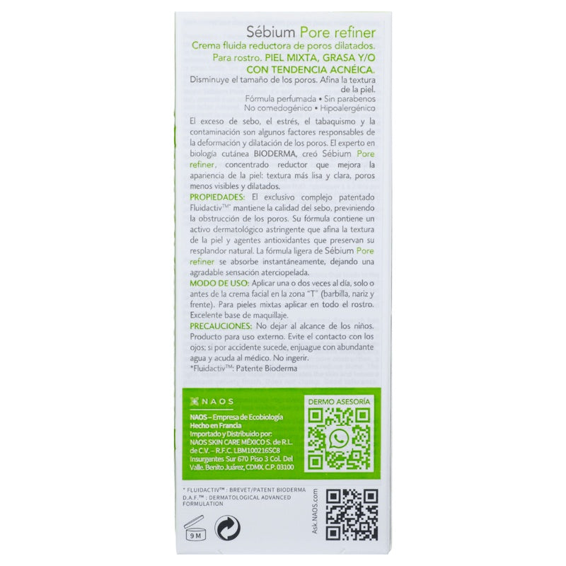 Crema Sebium Pore Refiner Poros Dil 30 Ml 3401361353625  perfil 3