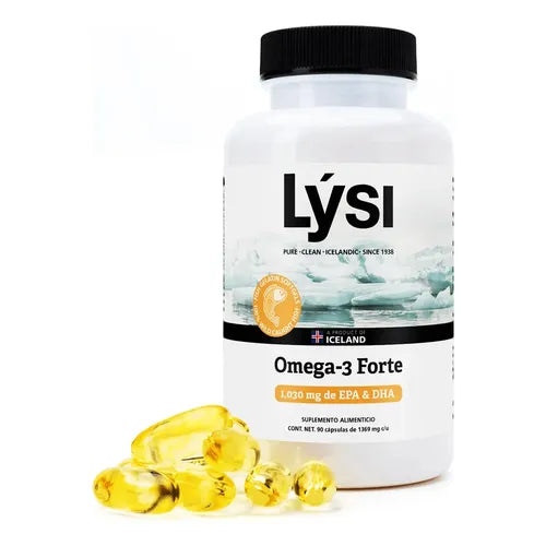 Lysi Omega-3 Suplemento Alimenticio Frasco Con 60 Capsulas