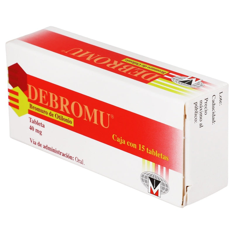 Debromu 40 Mg Con 15 Tabletas 7501385494239  perfil 2