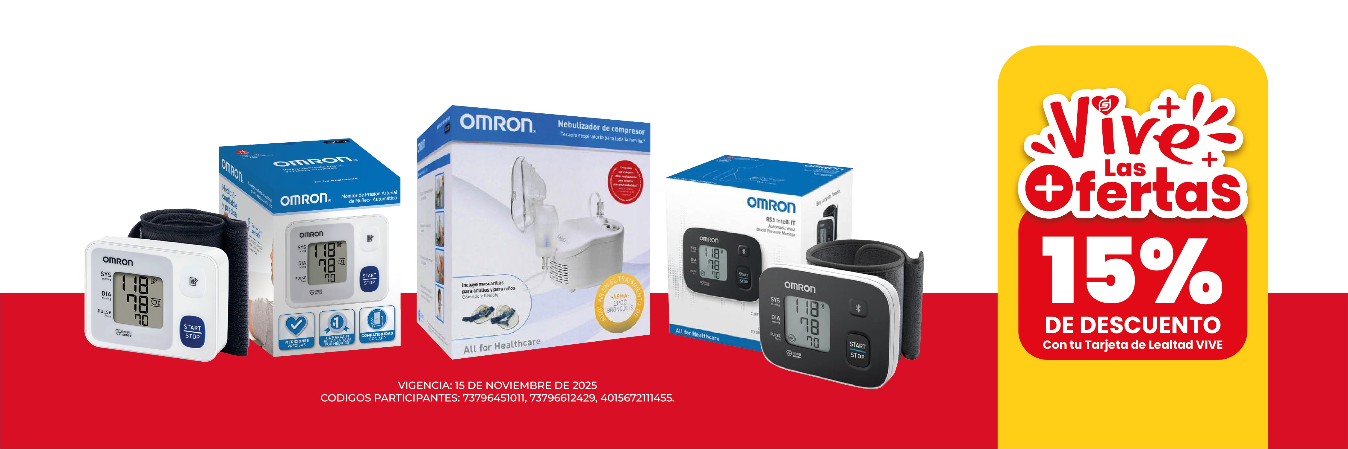 Descuento omron vive las ofertas