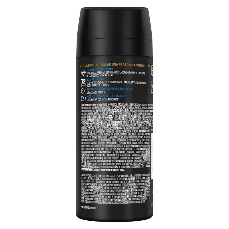 Desodorante Axe Blue Lavender Spray 150 Ml 7506306249981 perfil 2