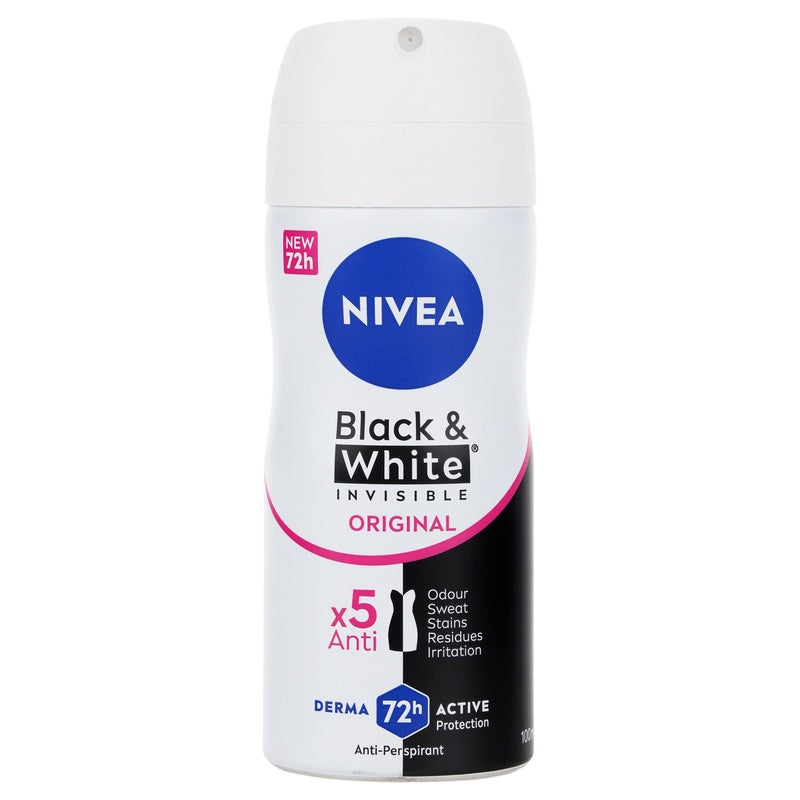 Desodorante Nivea Black & White Original Spray 100 Ml 4005900388353