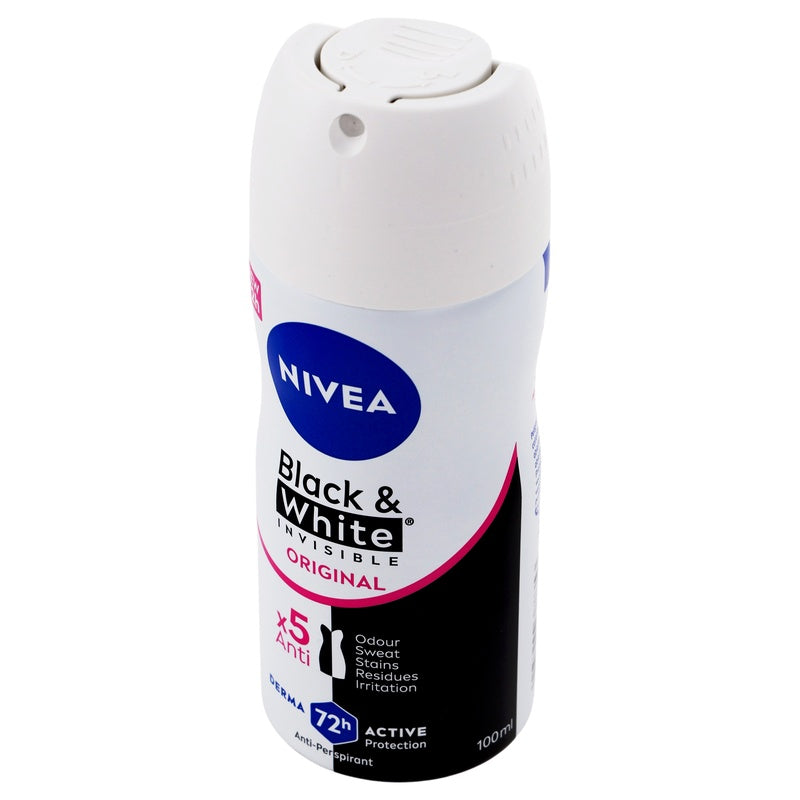 Desodorante Nivea Black & White Original Spray 100 Ml 4005900388353 perfil 3