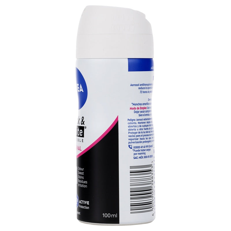 Desodorante Nivea Black & White Original Spray 100 Ml 4005900388353 perfil 5