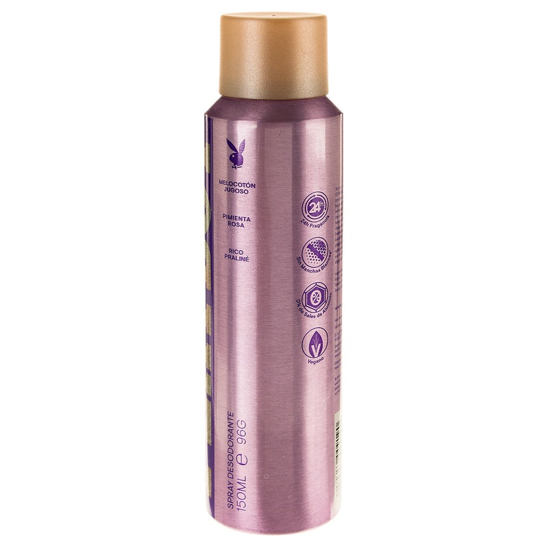 Desodorante Playboy Goddes Com Spray 150 Ml 5050456009190  perfil 3