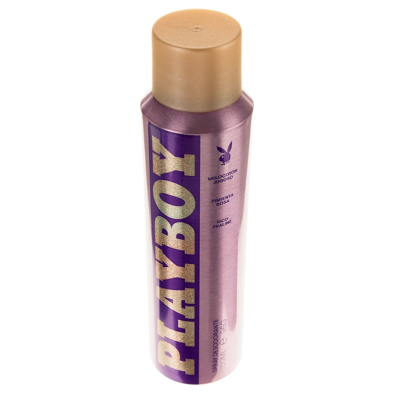 Desodorante Playboy Goddes Com Spray 150 Ml 5050456009190  perfil 4
