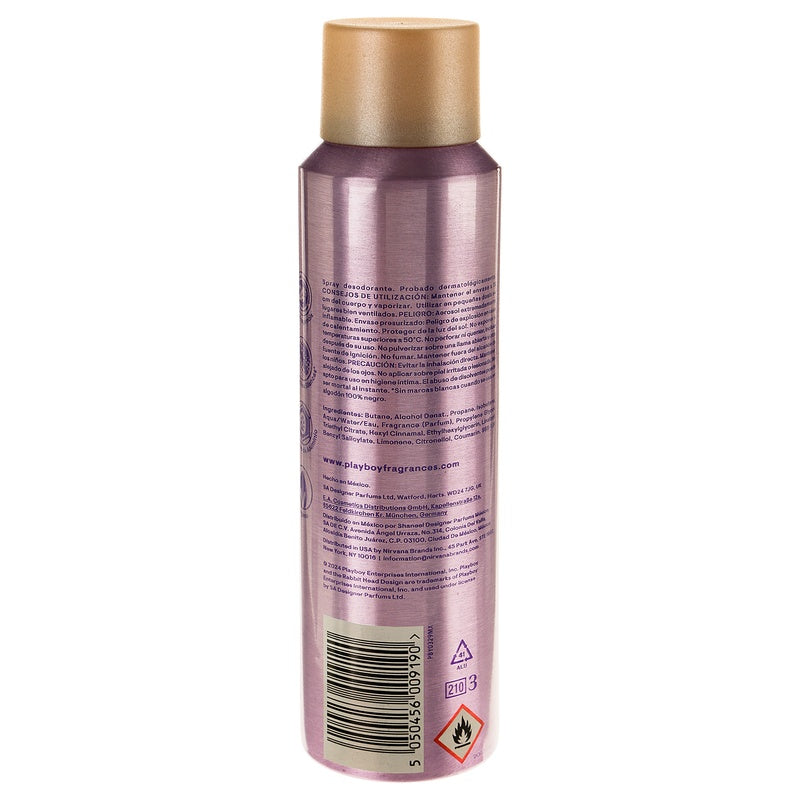 Desodorante Playboy Goddes Com Spray 150 Ml 5050456009190  perfil 5